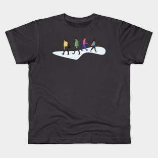 flat illustrasi people work Kids T-Shirt